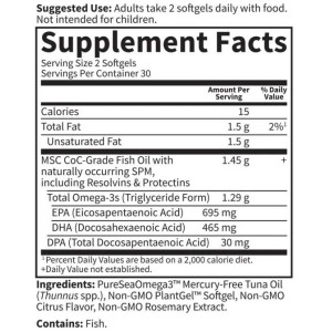 Dr. Formulated Advanced Omega 180 гел-капсули | Garden Of Life