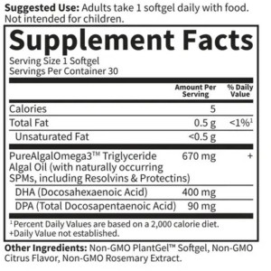Dr. Formulated Prenatal DHA 400 мг 30 гел-капсули | Garden Of Life