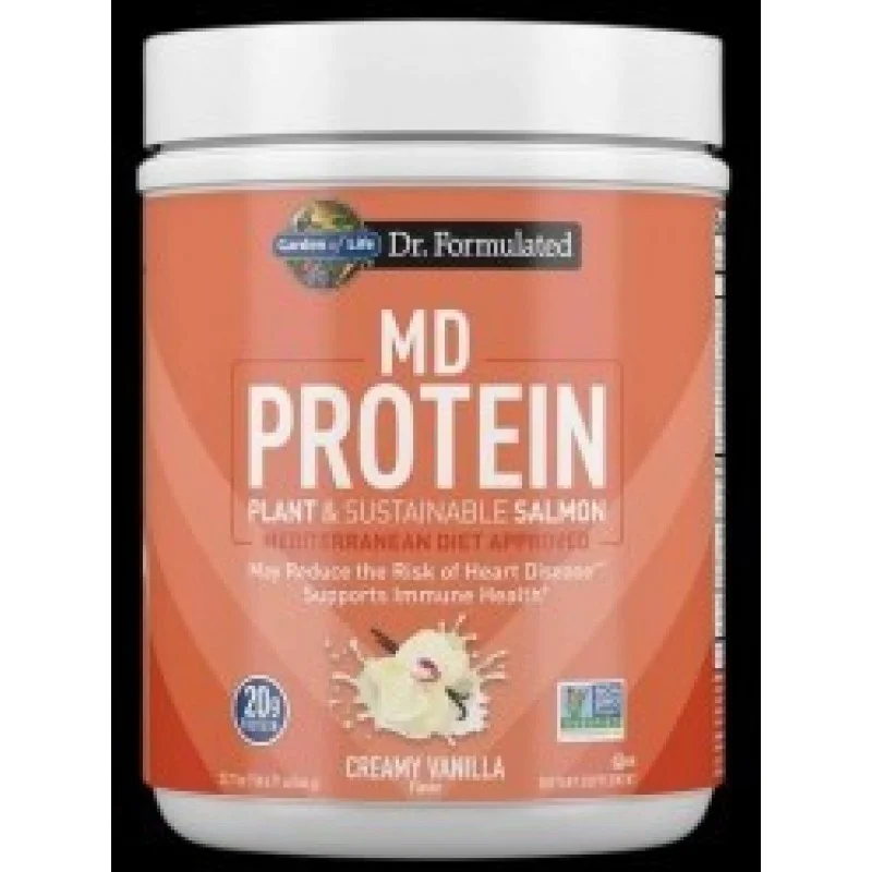 Dr. Formulated MD Protein Plant & Sustainable Salmon Powder 644 гр | Garden Of Life Dr. Formulated MD Protein Plant & Sustainable Salmon Powder 644 гр | Garden Of Life