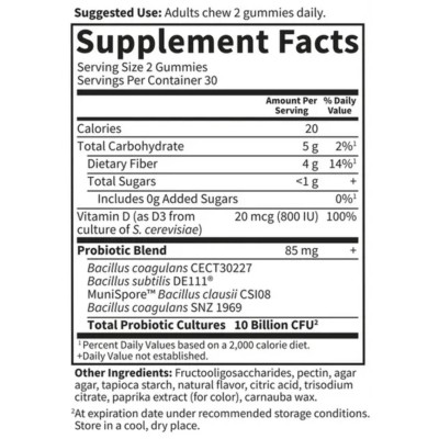Dr. Formulated Probiotics 10 Billion 60 желирани бонбони | Garden Of Life Dr. Formulated Probiotics 10 Billion 60 желирани бонбони | Garden Of Life
