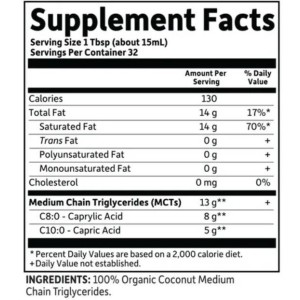 Dr. Formulated Organic Brain Health MCT Oil 473 мл | Garden Of Life Dr. Formulated Organic Brain Health MCT Oil 473 мл | Garden Of Life