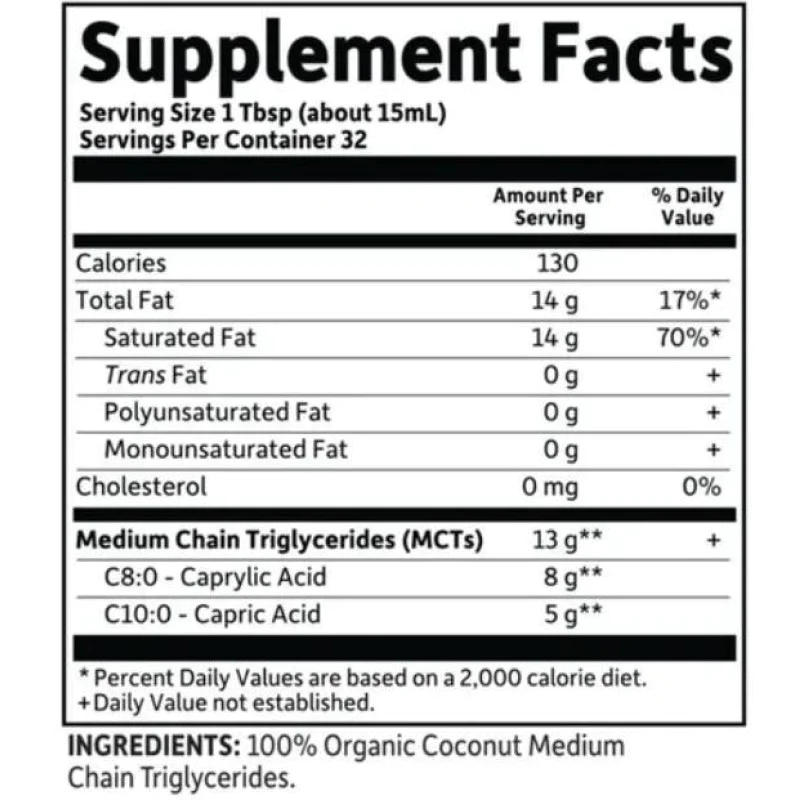 Dr. Formulated Organic Brain Health MCT Oil 473 мл | Garden Of Life Dr. Formulated Organic Brain Health MCT Oil 473 мл | Garden Of Life