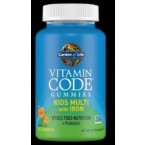 Vitamin Code Kids Multi with Iron Gummies 90 желирани бонбони | Garden Of Life