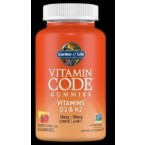 Vitamin Code Gummies Vitamins D3 & K2 45 желирани бонбони | Garden Of Life