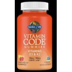 Vitamin Code Gummies Vitamins D3 & K2 45 желирани бонбони | Garden Of Life