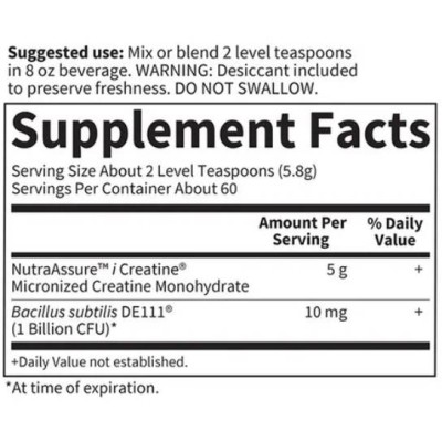 Sport Creatine Monohydrate + Probiotics 348 гр | Garden Of Life