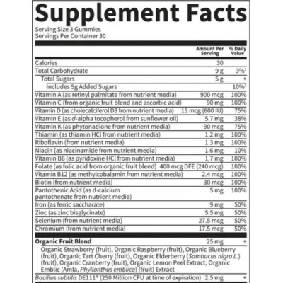 Vitamin Code Women's Multi with Iron + Probiotics Gummies 90 желирани бонбони | Garden Of Life