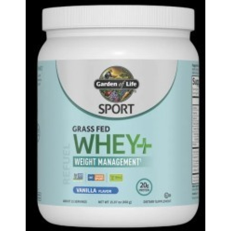 Sport Grass Fed Whey+ Weight Management 455 гр | Garden Of Life