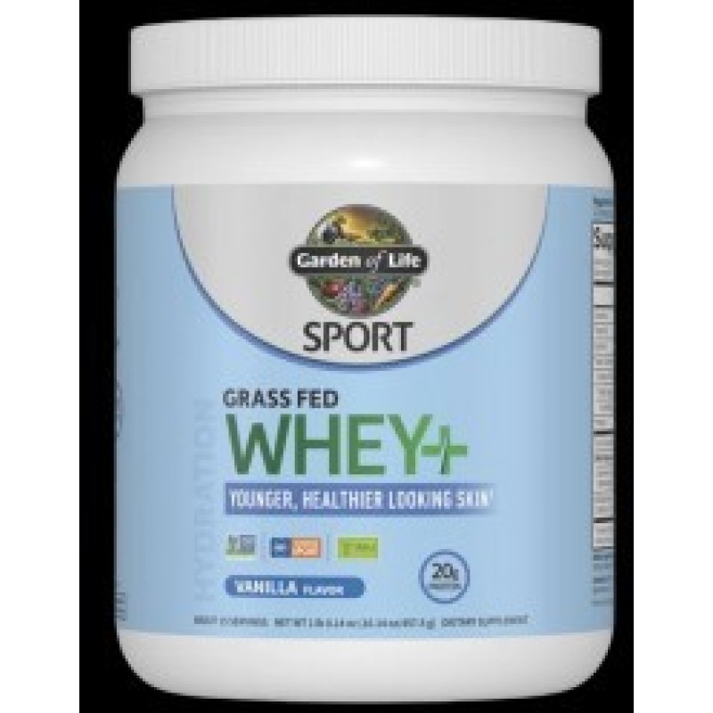 Sport Grass Fed Whey+ Skin 457 гр | Garden Of Life