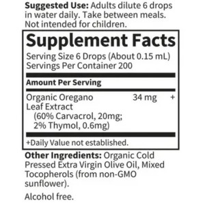 Oil of Oregano 30 мл | Garden Of Life