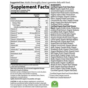 Mykind Organics Men's Multi Gummies 120 желирани бонбони | Garden Of Life