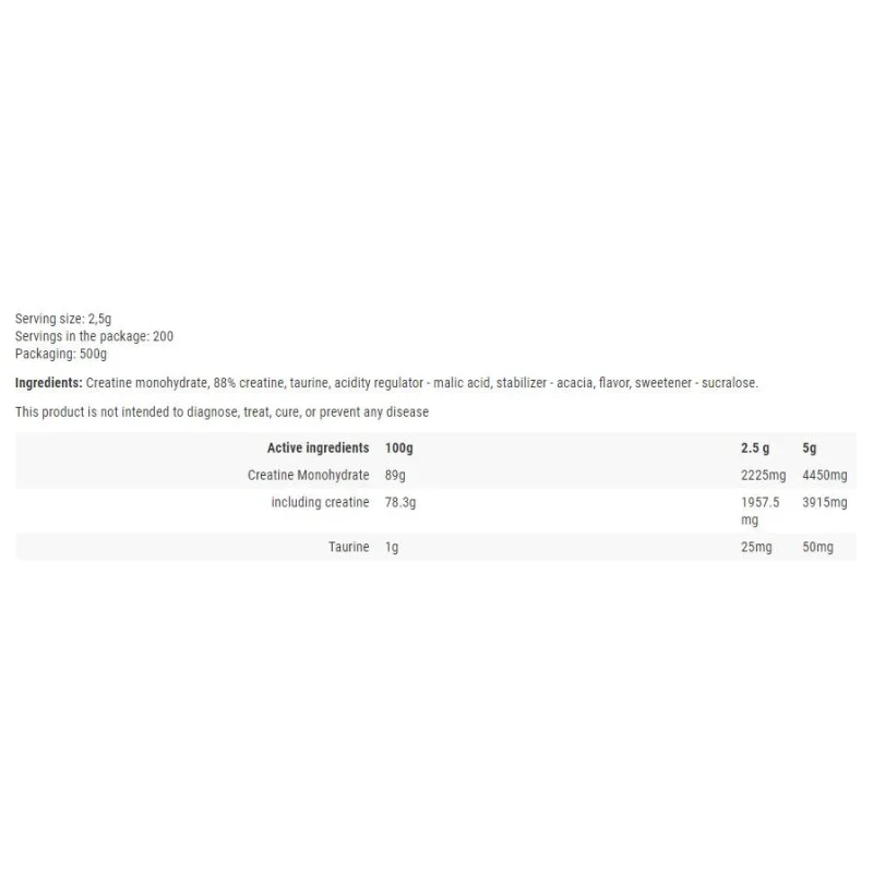 Creatine Monohydrate Powder 500 гр | Hero.Lab Creatine Monohydrate Powder 500 гр | Hero.Lab
