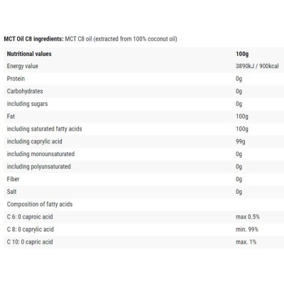 Pure C8 MCT Oil 400 мл | Hero.Lab Pure C8 MCT Oil 400 мл | Hero.Lab