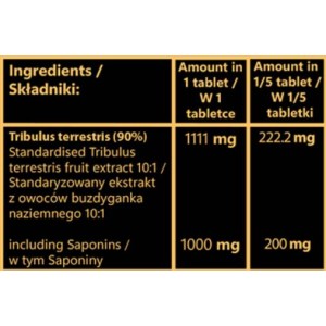 Tribulus 1000 мг 100 таблетки | Hero.Lab