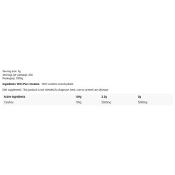 Creatine Monohydrate Powder - Неовкусен 1000 гр | Hero.Lab