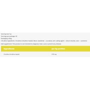 Citrulline Malate Powder - Портокал 200 гр | Hero.Lab