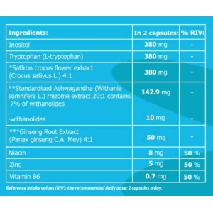 Apatil Adaptogen Complex with Saffron & Ashwagandha 60 капсули | Hero.Lab