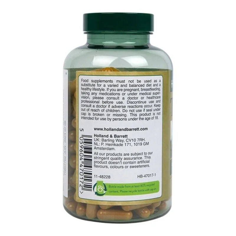 Turmeric 500 мг 240 капсули | Holland & Barrett Turmeric 500 мг 240 капсули | Holland & Barrett