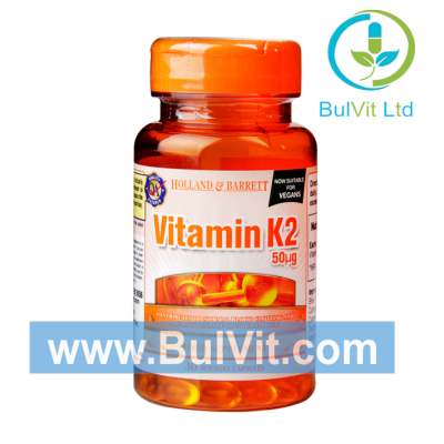 Vitamin K2 50 мкг 30 капсули | Holland & Barrett