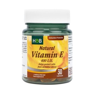 Natural Vitamin E 400 IU 30 капсули | Holland & Barrett