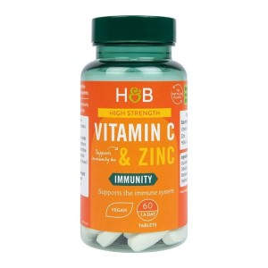 Vitamin C + Zinc 60 таблетки | Holland & Barrett