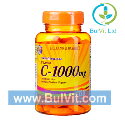 Slow Release Vitamin C 1000 мг 120 таблетки | Holland & Barrett