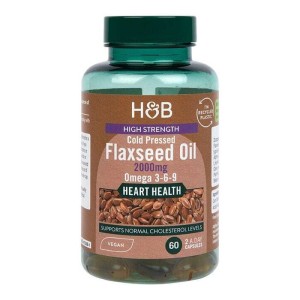 Flaxseed (Linseed) Oil 1000 мг 60 гел-капсули | Holland & Barrett