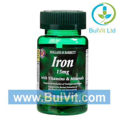 Iron 15 мг 90 таблетки | Holland & Barrett