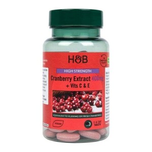 Cranberry Fruit Extract with Vitamins C&E 60 таблетки | Holland & Barrett