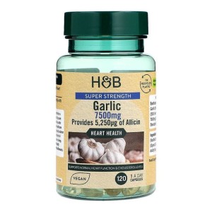 Super Strength Garlic 7500 мг 120 капсули | Holland & Barrett