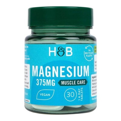 Magnesium 375 мг 30 таблетки | Holland & Barrett