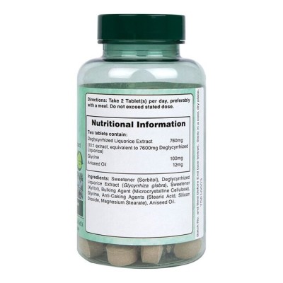 Chewable Liquorice Extract 60 дъвчащи таблетки | Holland & Barrett Chewable Liquorice Extract 60 дъвчащи таблетки | Holland & Barrett
