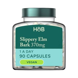 Slippery Elm Bark 370 мг 90 капсули | Holland & Barrett