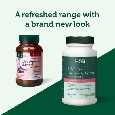 Live Friendly Bacteria with Acidophilus 60 дъвчащи таблетки | Holland & Barrett