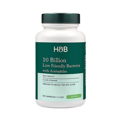 Life Friendly Bacteria with Acidophilus 10 млрд. CFU 60 капсули | Holland & Barrett