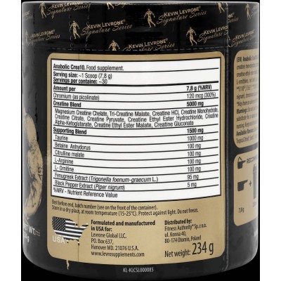 Black Line Anabolic Crea 10 234 гр | Kevin Levrone