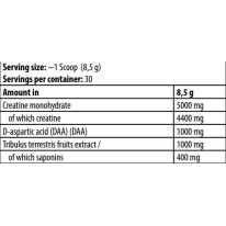 LevroLegendary Test Creatine - Екзотични плодове 255 гр | Kevin Levrone