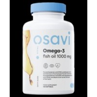 Omega 3 Fish Oil Lemon Flavor 1000 мг 120 гел-капсули | Osavi