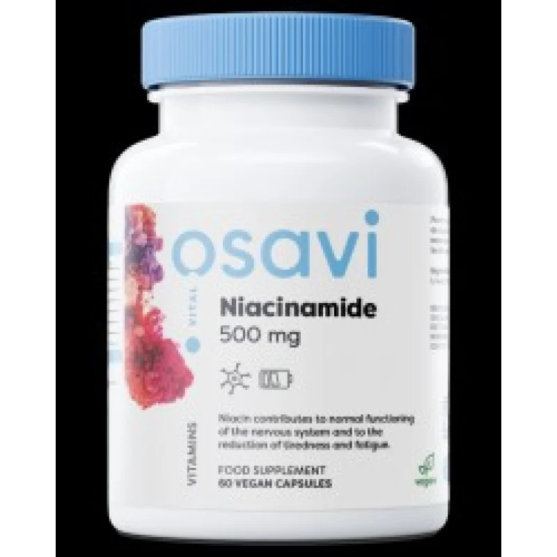Niacinamide 500 мг 60 капсули | Osavi Niacinamide 500 мг 60 капсули | Osavi