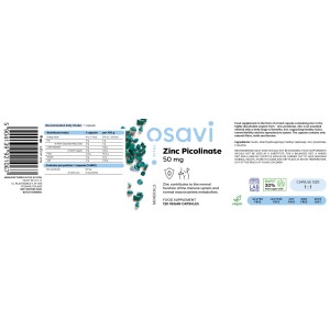 Zinc Picolinate 50 мг 120 капсули | Osavi
