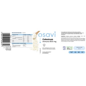 Colostrum Immuno 800 мг 60 капсули | Osavi