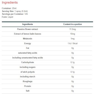 Melatonin Oral Spray 1 мг 25 мл | Osavi