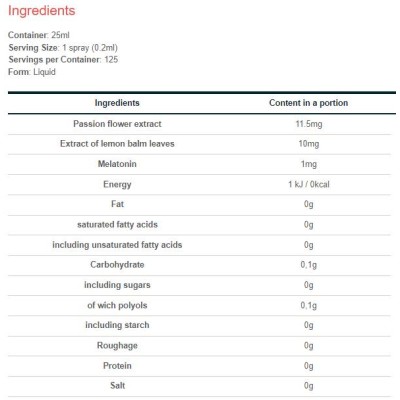 Melatonin Oral Spray 1 мг 25 мл | Osavi