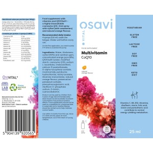 Multivitamin CoQ10 Oray Spray 25 мл | Osavi