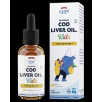 Norwegian Cod Liver Oil Kids Lemon Flavored Drops 50 мл | Osavi