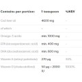 Liquid Norwegian Cod Liver Oil + D3 Lemon Flavored 250 мл | Osavi