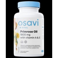 Primrose Oil with Vitamin A & E 1800 мг 60 гел-капсули | Osavi