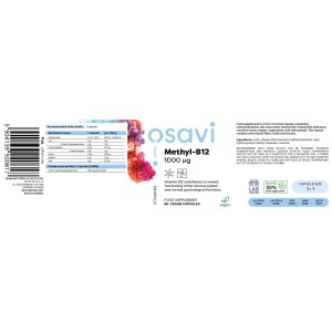 Methyl B-12 1000 мкг 120 капсули | Osavi
