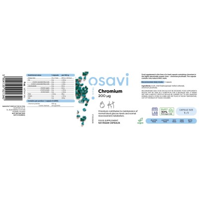 Chromium Picolinate 200 мкг 250 капсули | Osavi