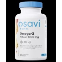 Omega 3 Fish Oil Molecularly Distilled 1000 мг 60 гел-капсули | Osavi
